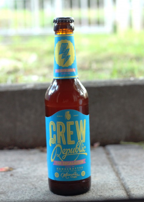 crew republic 745 escalation double ipa craft beer